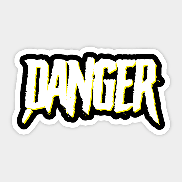 Danger #2 Sticker by M8trix21